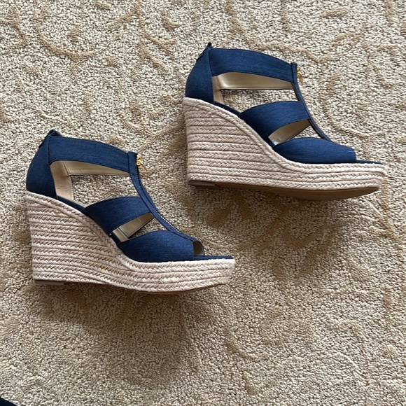 Michael Kors navy zip espadrilles - Picture 3 of 5